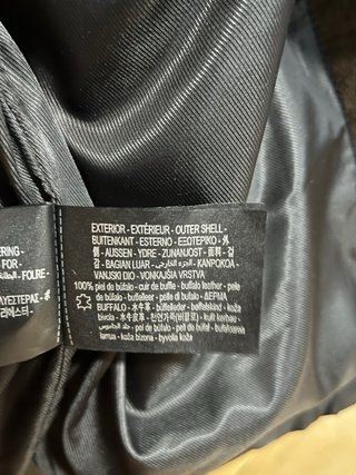 Chaqueta Zara piel búfalo NUEVA con ETIQUETA