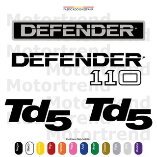 Kit Vinilos Land Rover Defender Td5