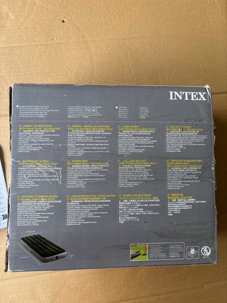 INTEX Colchón Inflable con Hinchador 76x191x25