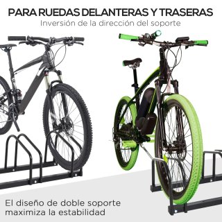 Soporte Aparcamiento 4 Bicicletas Acero