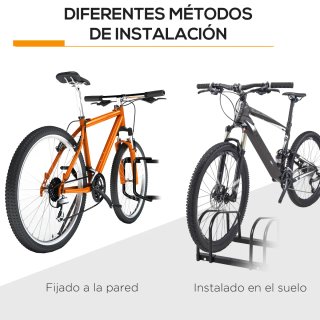 Soporte Aparcamiento 4 Bicicletas Acero