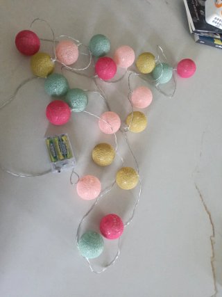 Luces LED Bolas Hilo
