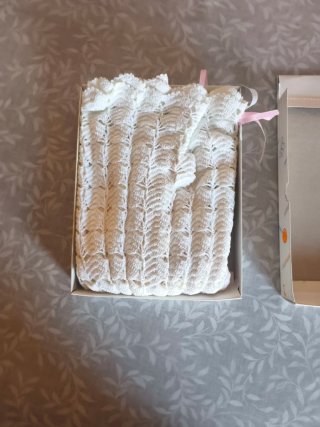 Vestido Ganchillo Hecho a Mano 0-1 Años