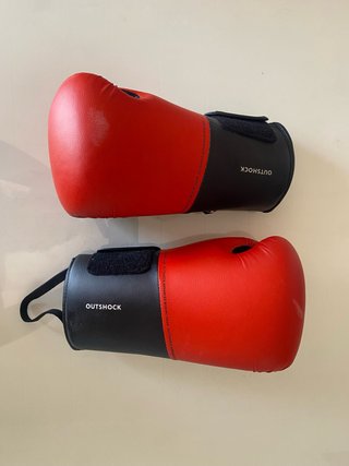 Guantes Boxeo Outshock 12oz Rojos