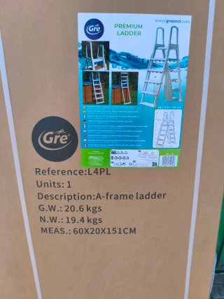 Escalera Gre Premium L4PL Piscina