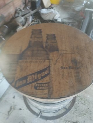 Mesa de barril San Miguel