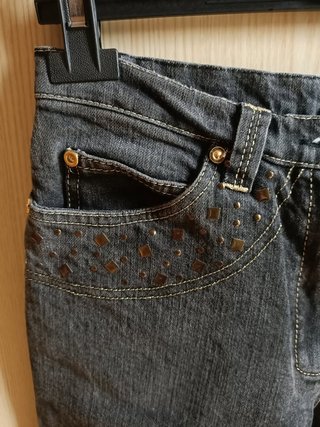 Jeans donna grigi taglia 42 Made in Italy