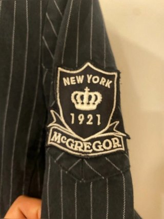 Pinstripe Blazer McGregor Preppy Tailored...
