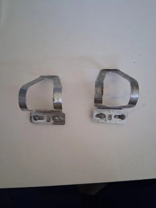 Punteras de pedal para bicicleta antigua