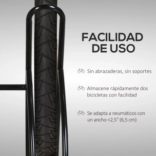 Soporte Bicicletas 2 Unidades