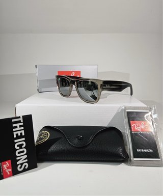 Occhiali Ray Ban Mega Wayfarer Grigio Striato