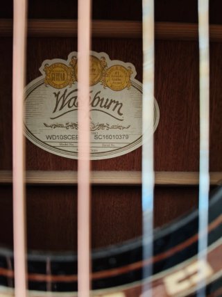 Guitarra Electroacústica Washburn WD10SCEB