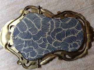 Espejo vintage bronce decorativo