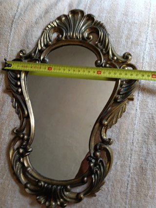 Espejo vintage bronce decorativo