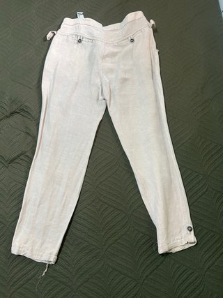 Pantalón beige mujer