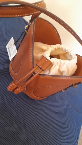 Bolso Zara Marrón Piel