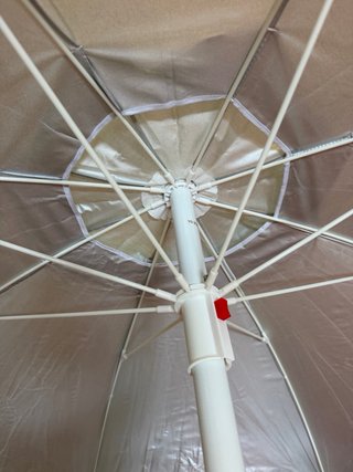 Ombrellone da spiaggia in alluminio antivento 200 cm