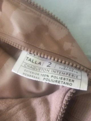 Chaqueta árida E.T.