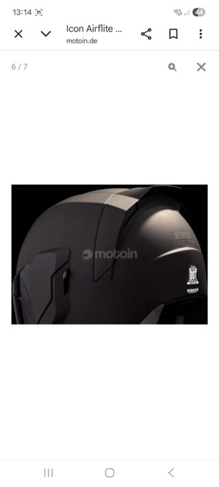 Casco Icon Airflite Talla M Negro