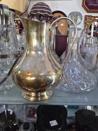 Jarra vintage plateada