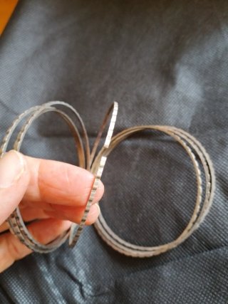 Braccialetti settimanali di bijouterie argentate
