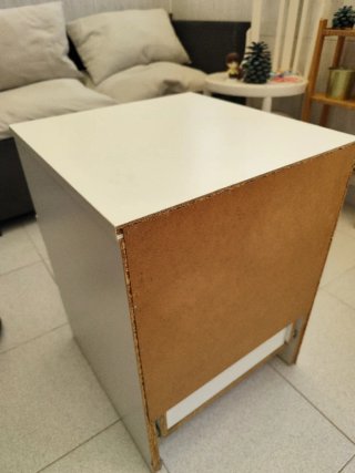 Mesita de noche Brimnes Ikea blanca
