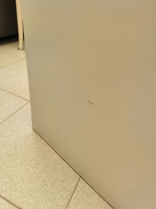 Mesita de noche Brimnes Ikea blanca