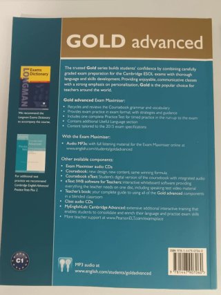 Libros Gold Advanced Pearson