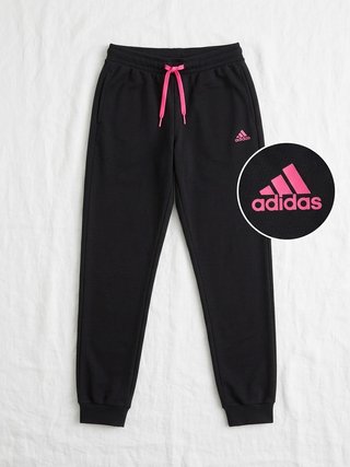 Pantalón chándal Adidas negro y rosa Talla XS/S