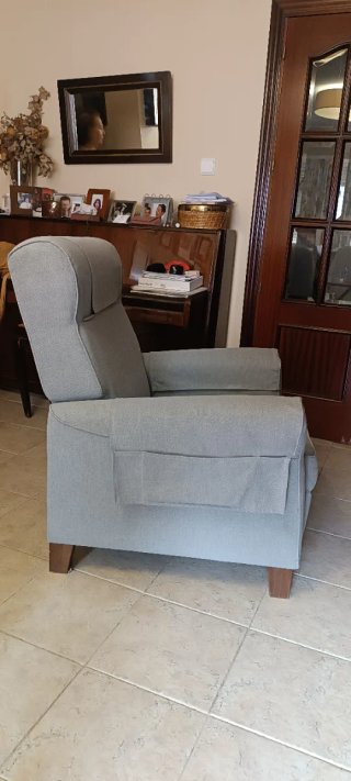 Sillón relax IKEA Muren gris tela