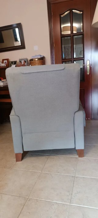 Sillón relax IKEA Muren gris tela