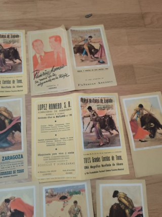 Lote Carteles Toros Años 60