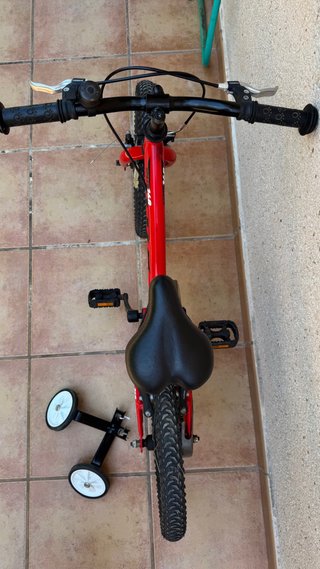 Bicicleta infantil DHS Speed 160 - 16 con ruedines