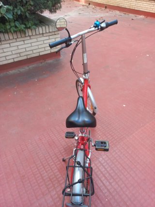 Bicicleta Plegable Roja
