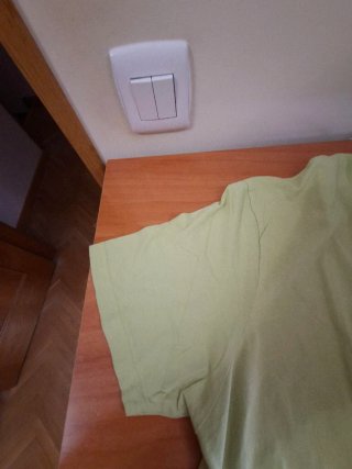 Camiseta Springfield verde manga corta