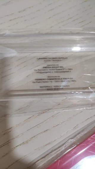 Lavagnetta Frigo Nutella