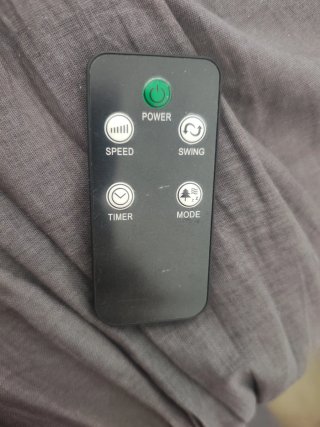 Mando a distancia para ventilador
