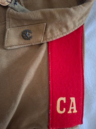 Chaqueta de campo soviética.