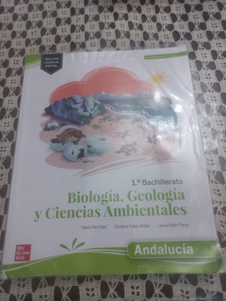 Vendo libro de biologia, geologia y ciencias ambie