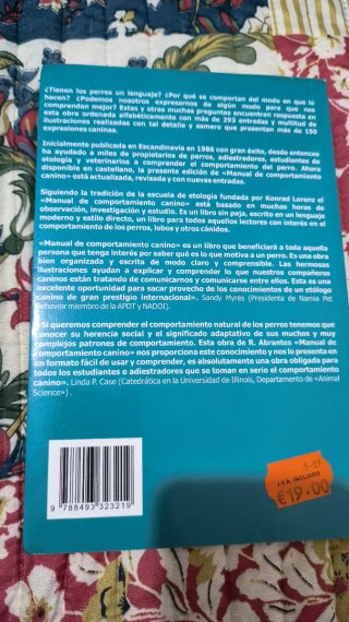 Manual de comportamiento canino