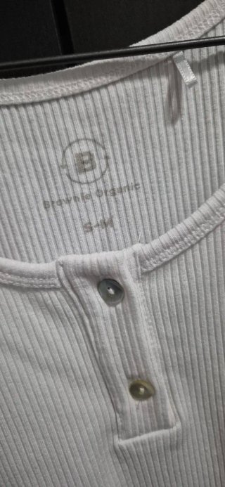 Camiseta Brownie Blanca Botones S/M