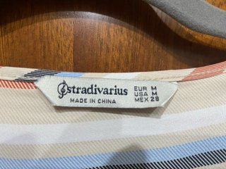 Camisa Stradivarius Rayas