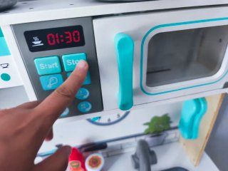 Cocina de madera infantil