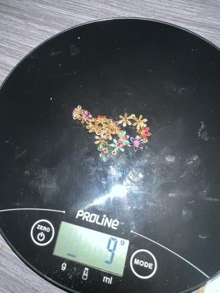 Pulsera Oro 18K Diseño Floral 9gr