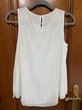 Camisa Stradivarius Blanca Talla M