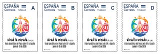 Pack Sellos Papa León XIV España 2026
