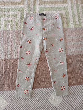 3 Leggings Niña Talla 4/5 Años