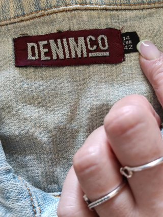 Denim.Co Giubbotto Jeans Donna Taglia 42