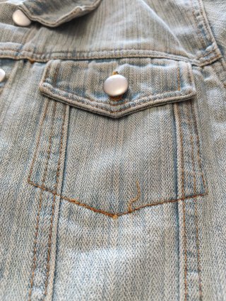 Denim.Co Giubbotto Jeans Donna Taglia 42