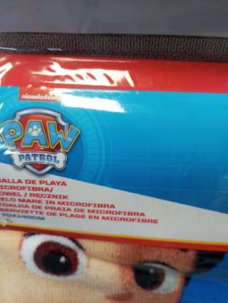 Toalla Playa Patrulla Canina Microfibra